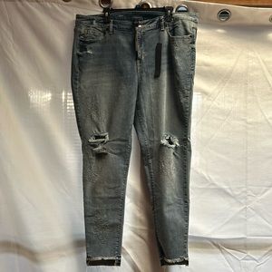 Lane Bryant Mid Rise Super Stretch Skinny Ankle 20 Regular